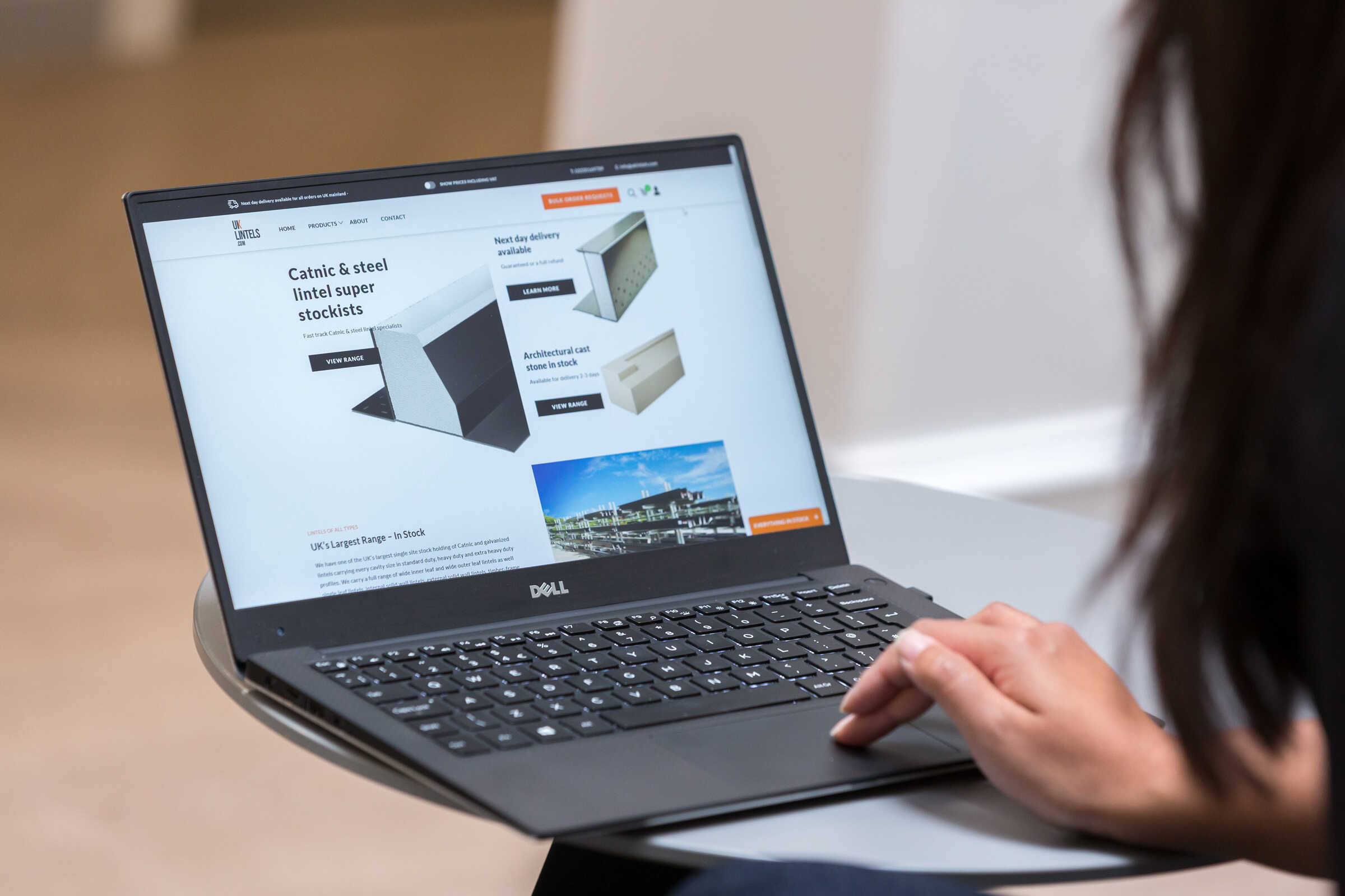 UK Lintels ecommerce bespoke website, configurator sales tool, wordpress development agency bristol