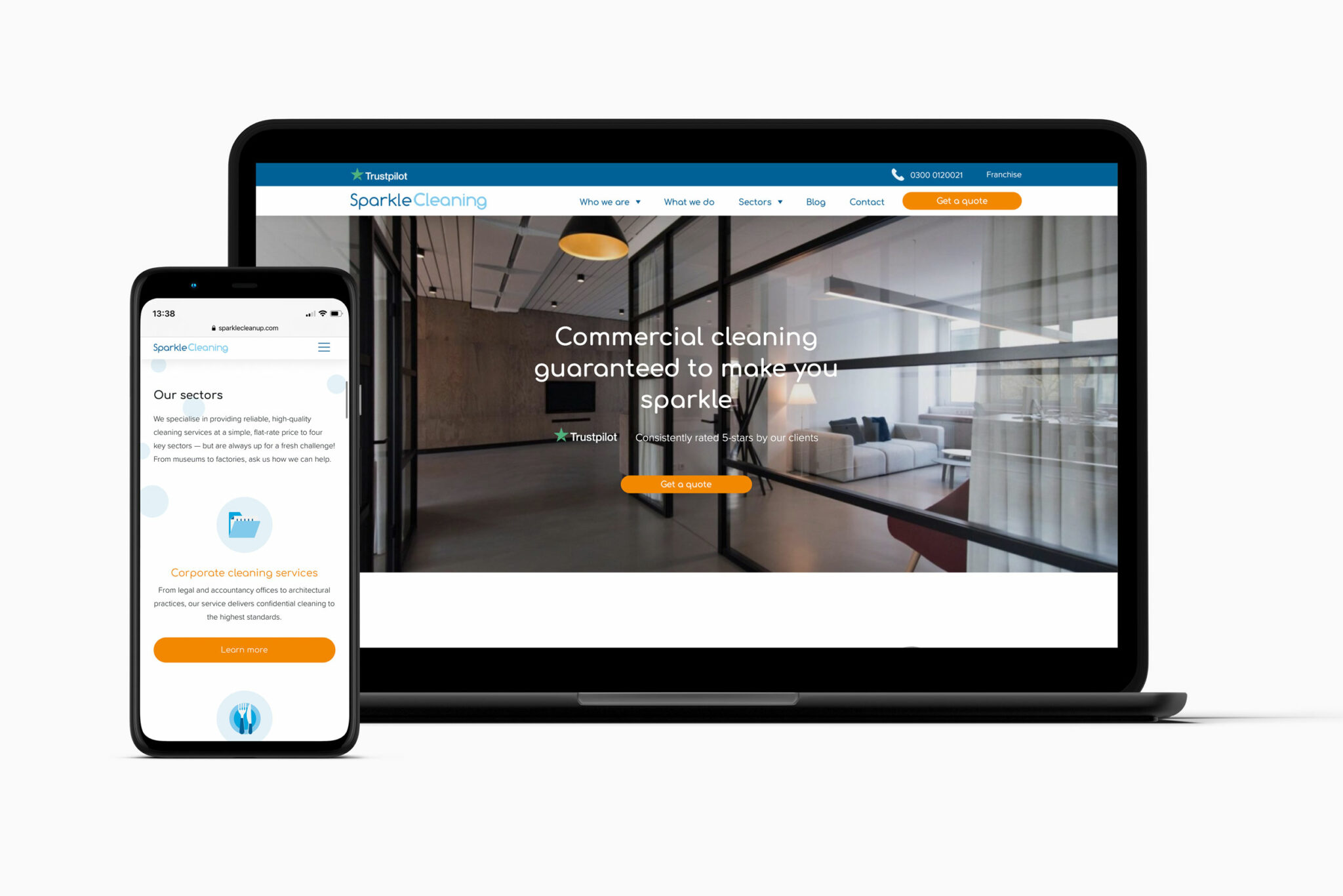 318% increase in organic search impressions after website launch.
