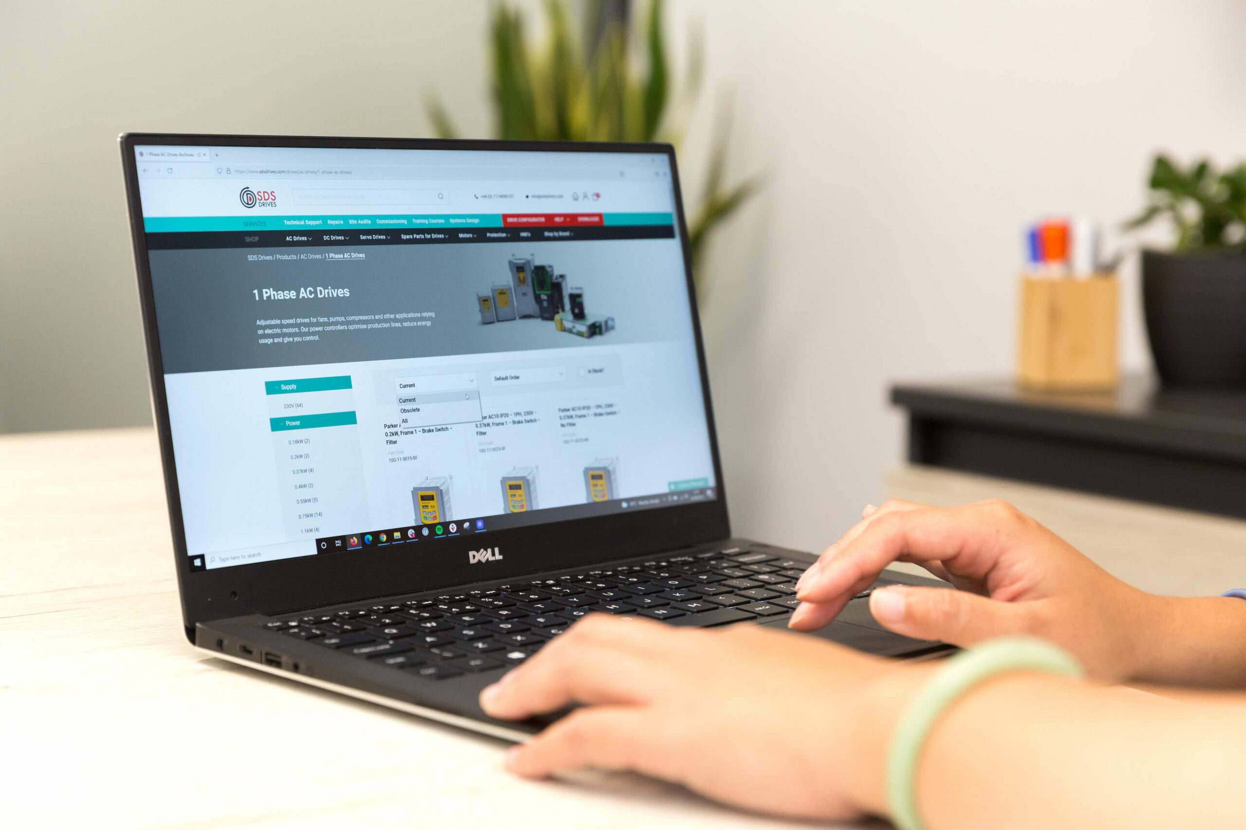 SDS Drives website design, AC DC Drives and parts, wordpress agency bristol