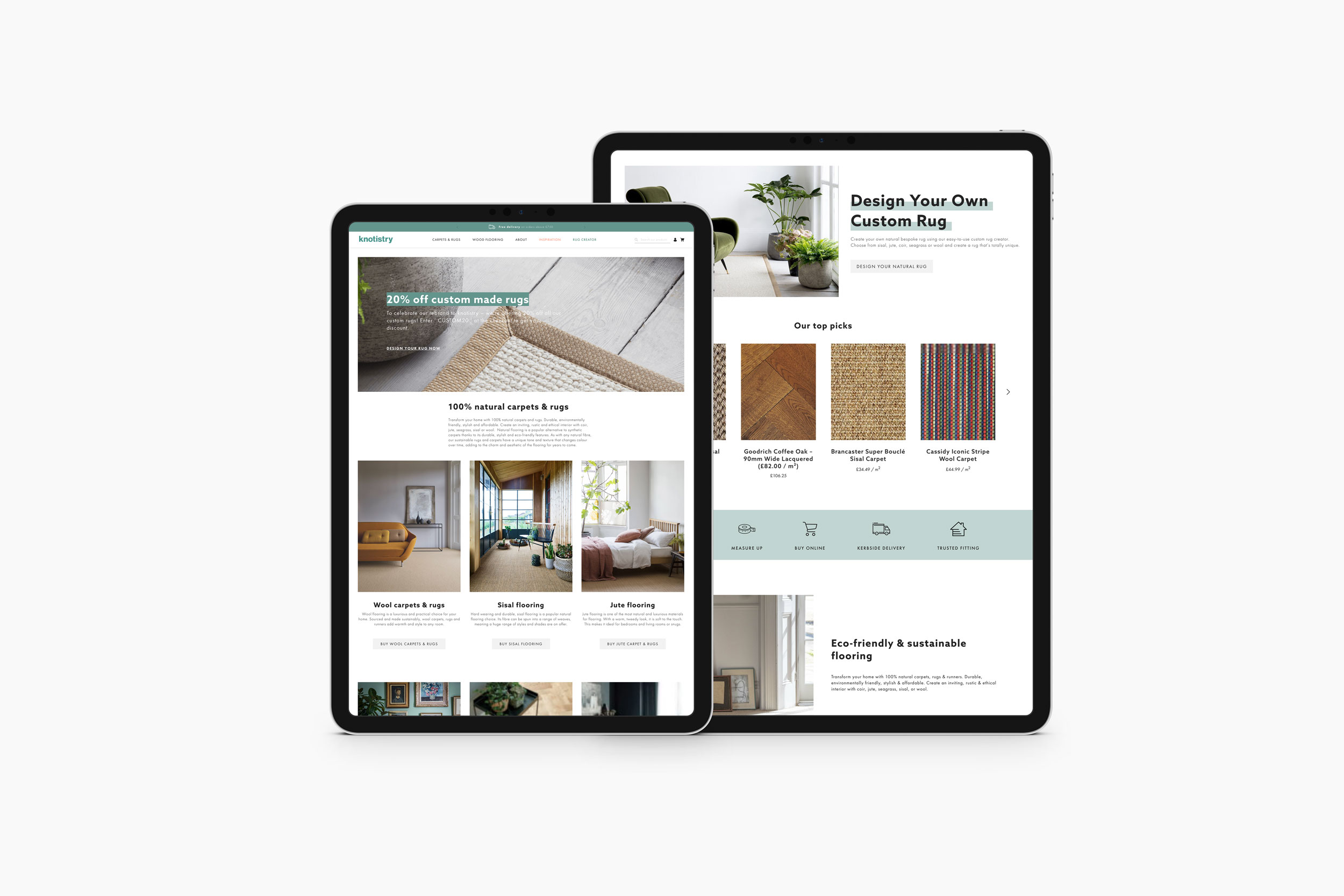 Knotistry Flooring, increase sales online, wordpress agency, ecommerce developer